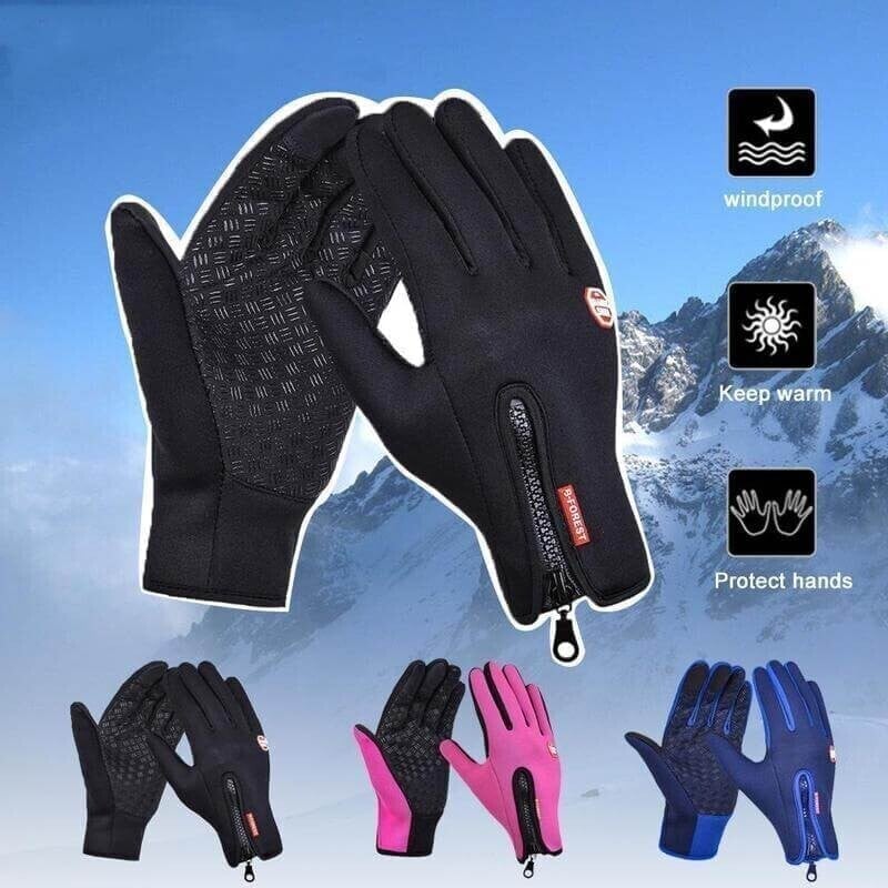 Warme Heizhandschuhe zum Radfahren, Laufen und Fahren