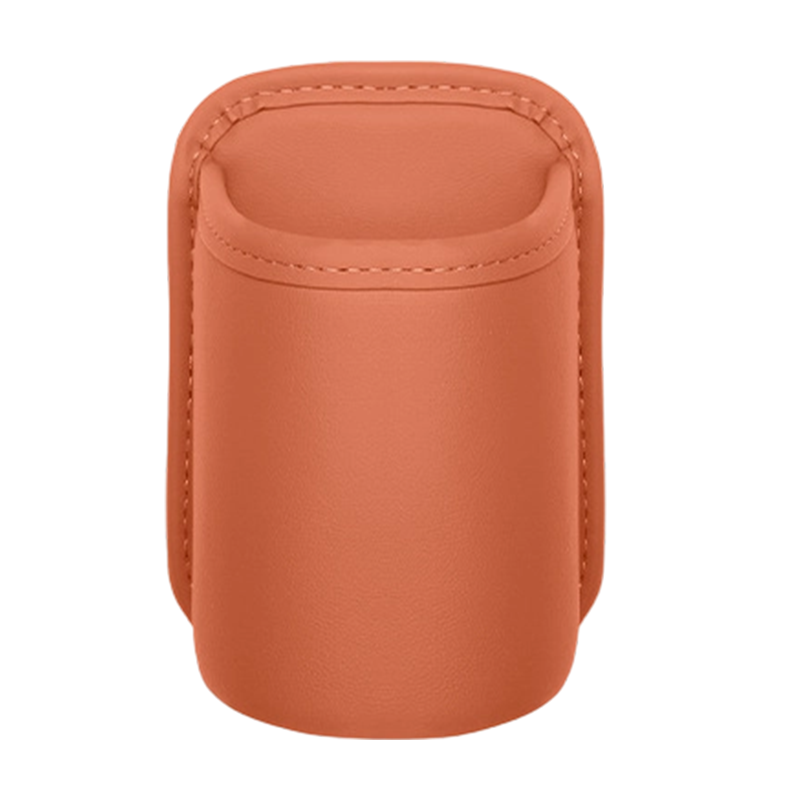 Leder Auto-Tür Getränkehalter – Breite Öffnung, einfacher Zugriff für Getränke & Handy. Clip-on sichere Passform. PU-Leder, robust & stilvoll.