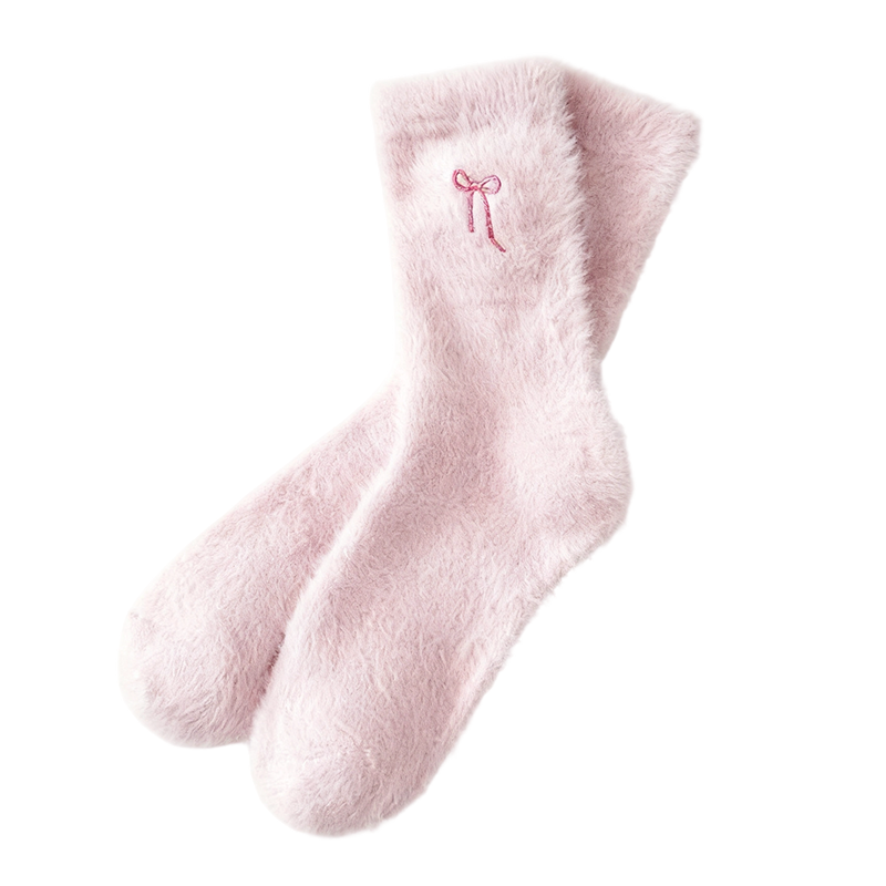 3 Paar Damen Plüsch Nerz Socken