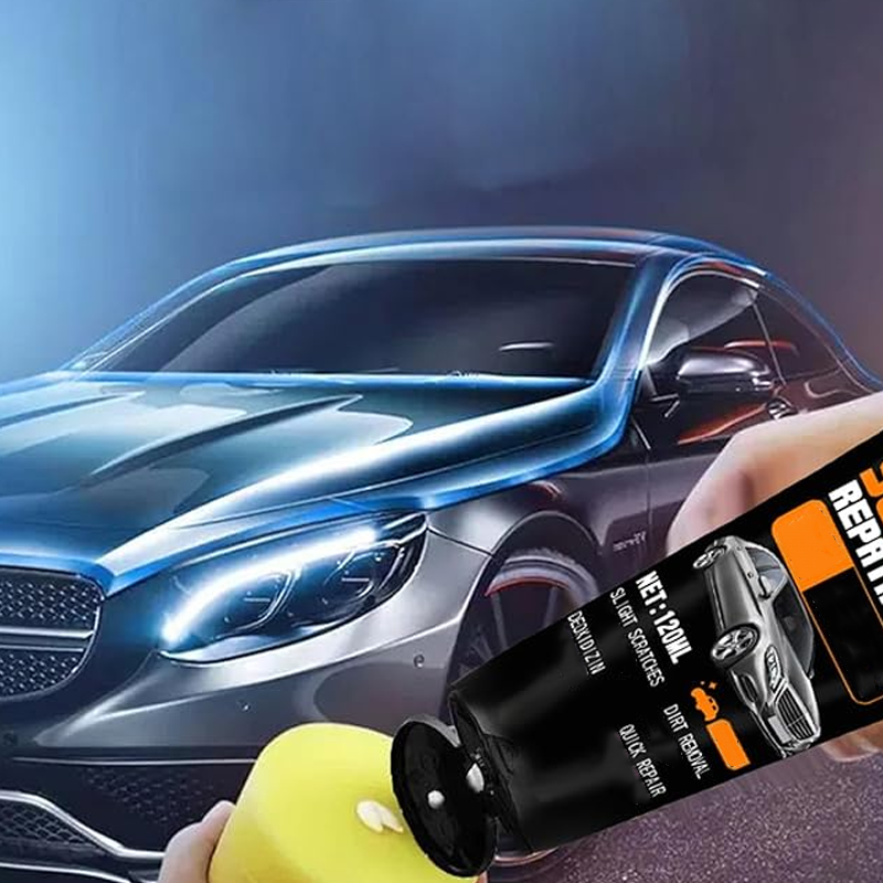 Autopoliturwachs zur Reparatur von Kratzern