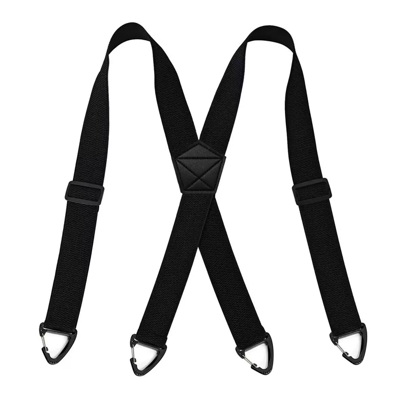 X-förmige Hosenträger für Männer – breite elastische Riemen, kräftige Clips & vollständig verstellbar