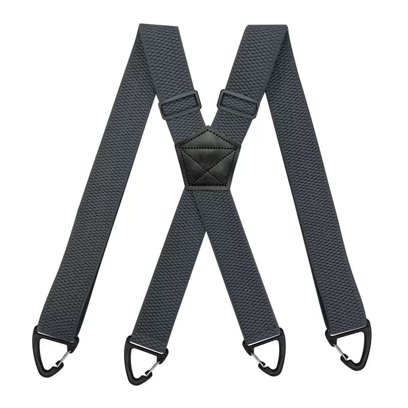X-förmige Hosenträger für Männer – breite elastische Riemen, kräftige Clips & vollständig verstellbar