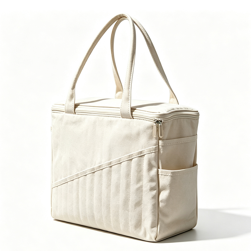 Praktische Garntasche aus strapazierfähigem Canvas mit cleveren Fächern für Nadeln und Schere