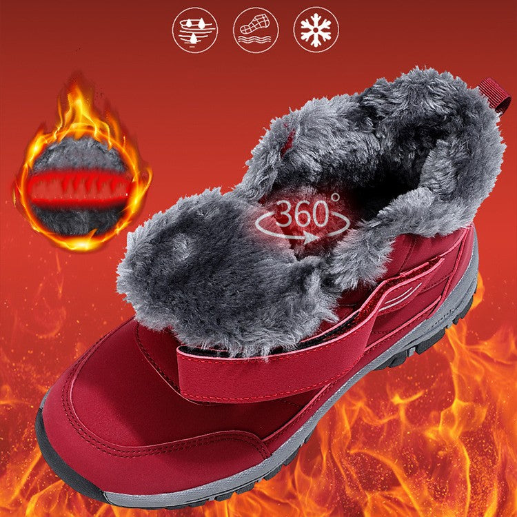 Plüsch und dicke Baumwolle rutschfeste Schuhe