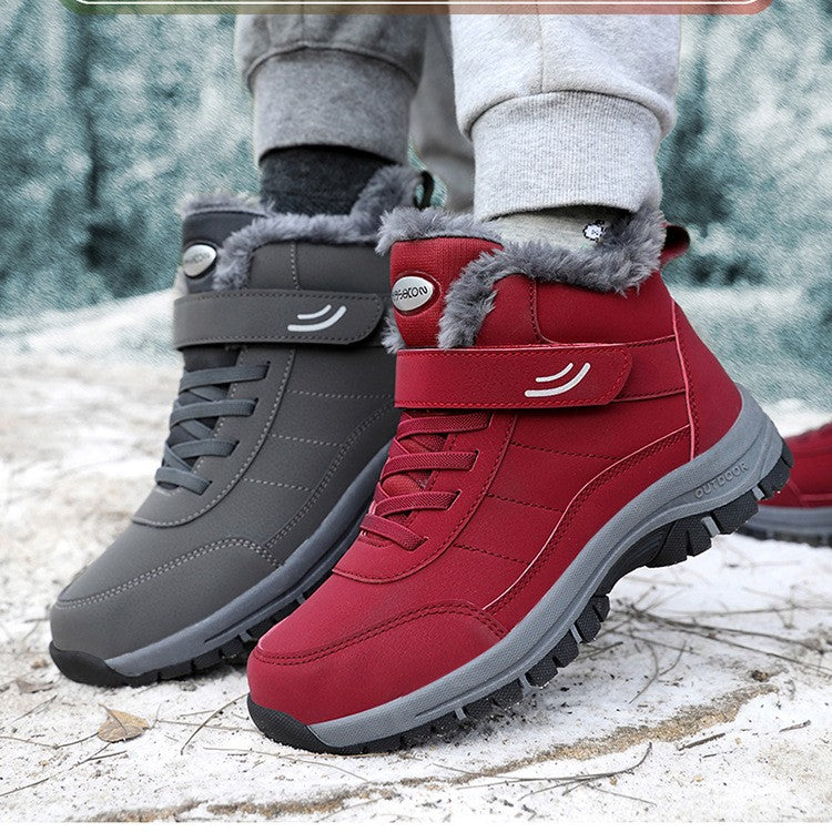 Plüsch und dicke Baumwolle rutschfeste Schuhe