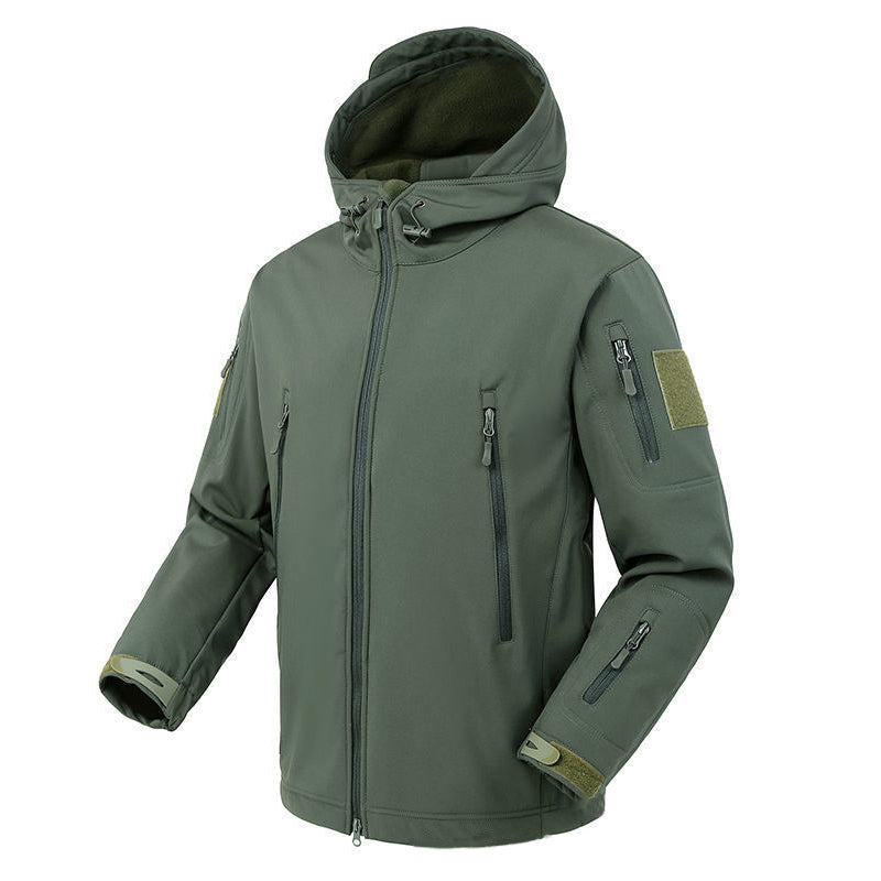 Herren Wasserdichte Isolierte Outdoor-Jacke für Wind und Regen