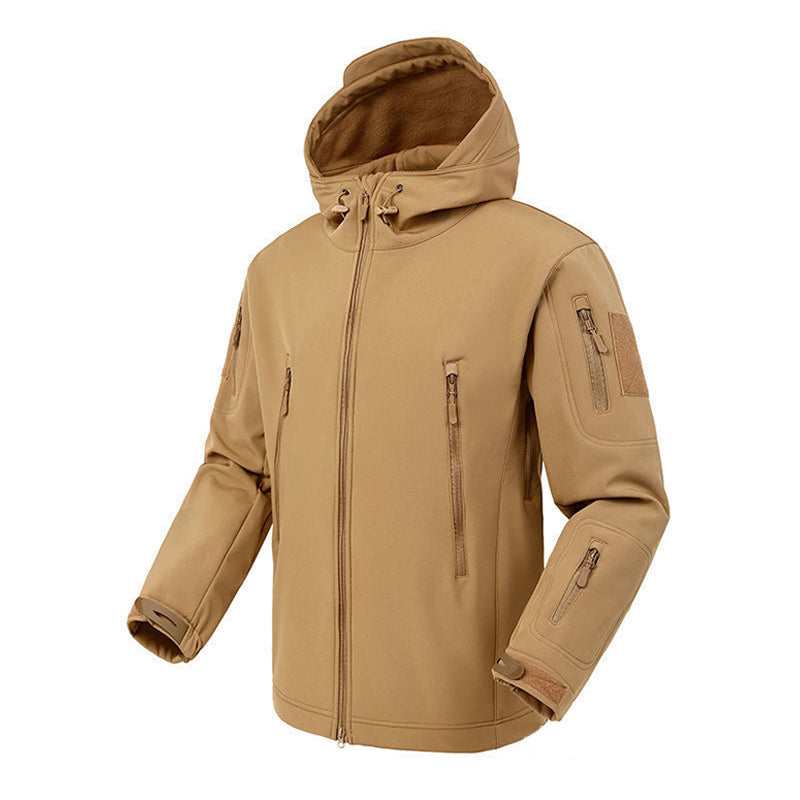 Herren Wasserdichte Isolierte Outdoor-Jacke für Wind und Regen