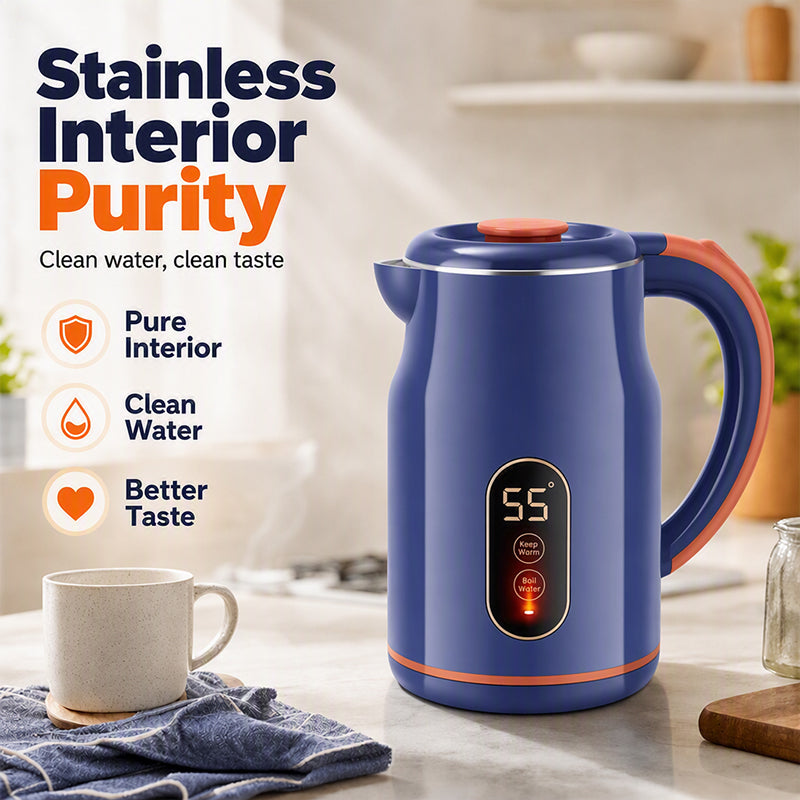 Smart Elektrischer Wasserkocher – Schnelles Kochen, Konstante Wärme, Sicheres Design