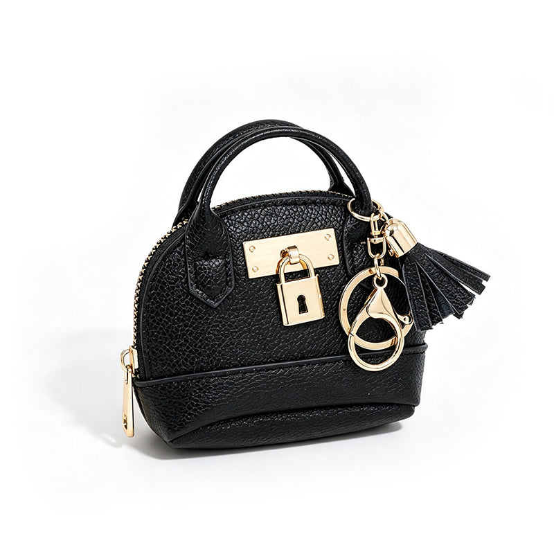 Mini Muschel-Tasche Schlüsselanhänger Münzbörse