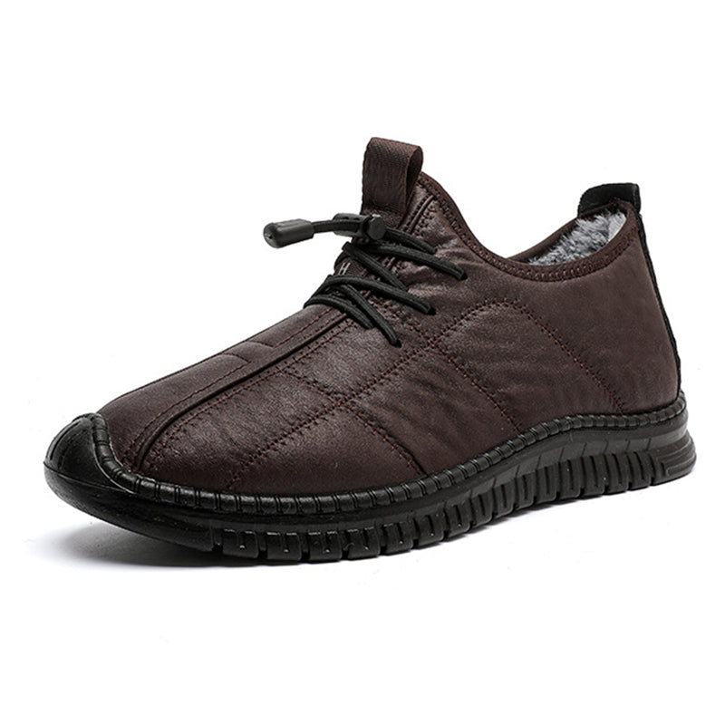 Herrenschuhe mit Plüschfutter und rutschfeste Wanderschuhe – warm, bequem und perfekt für Winter und Outdoor