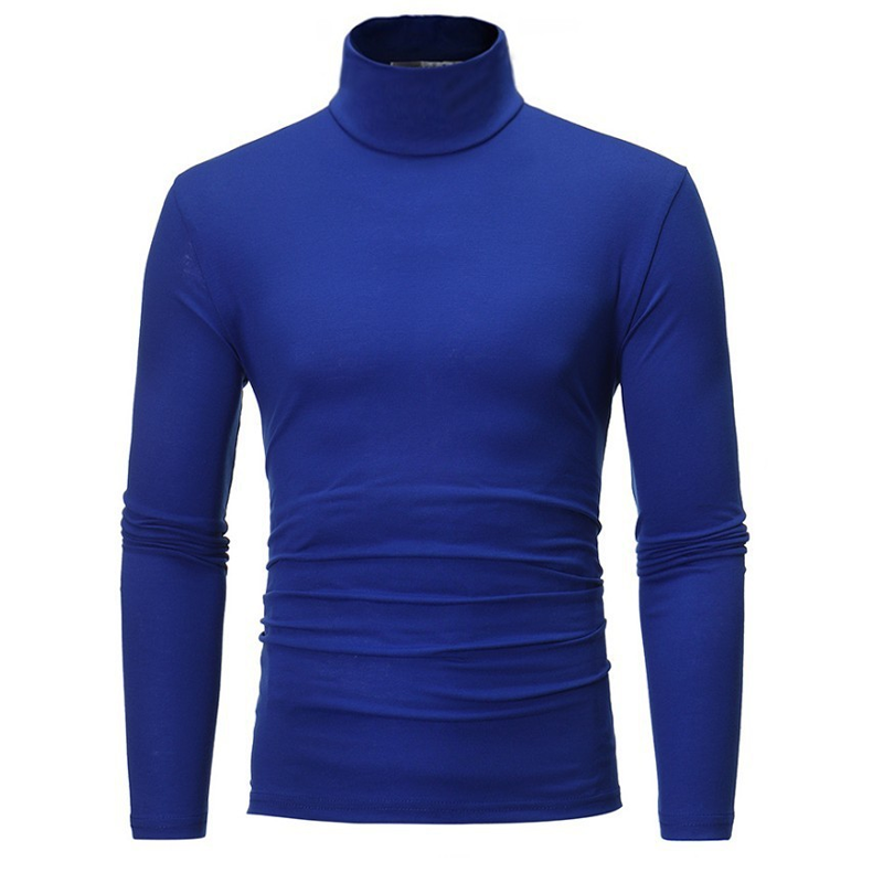 Herren Slim Fit Rollkragen Top