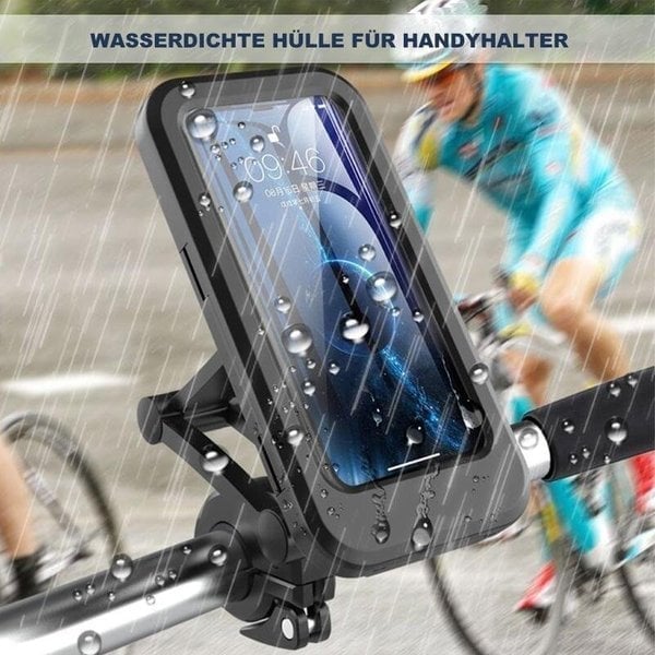 Wasserfeste Handyhalterung für Fahrrad und Motorrad