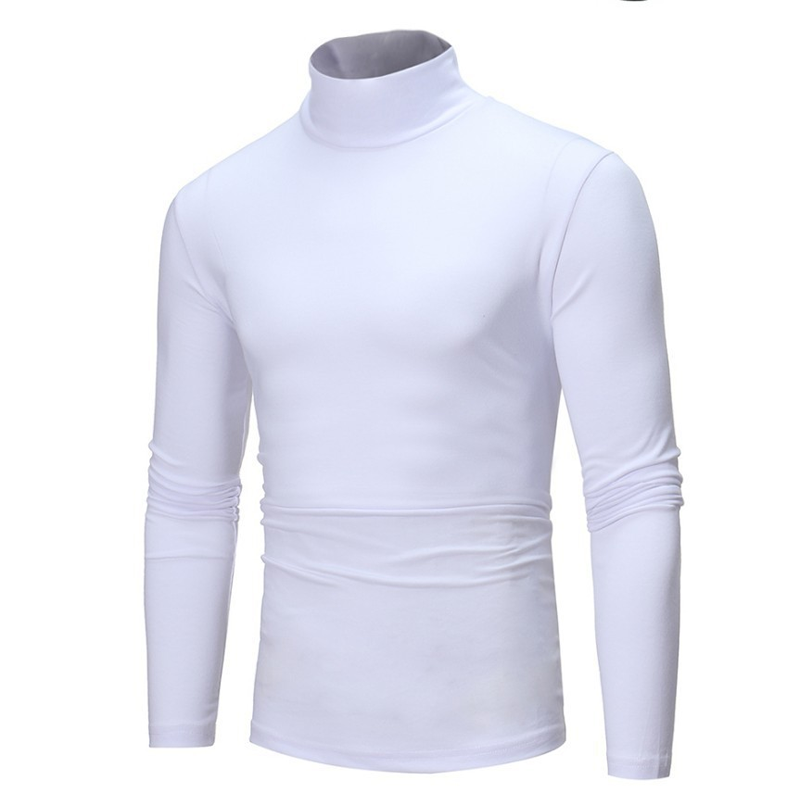 Herren Slim Fit Rollkragenshirt