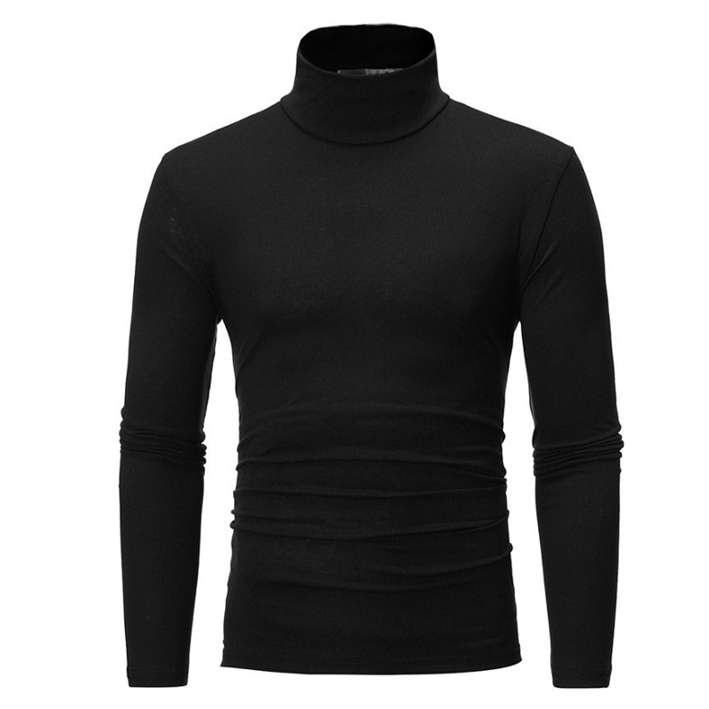 Herren Slim Fit Rollkragenshirt