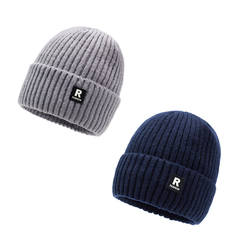 Herren Slouchy Strick Warme Schädelmütze