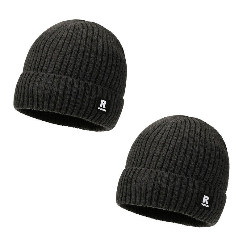 Herren Slouchy Strick Warme Schädelmütze
