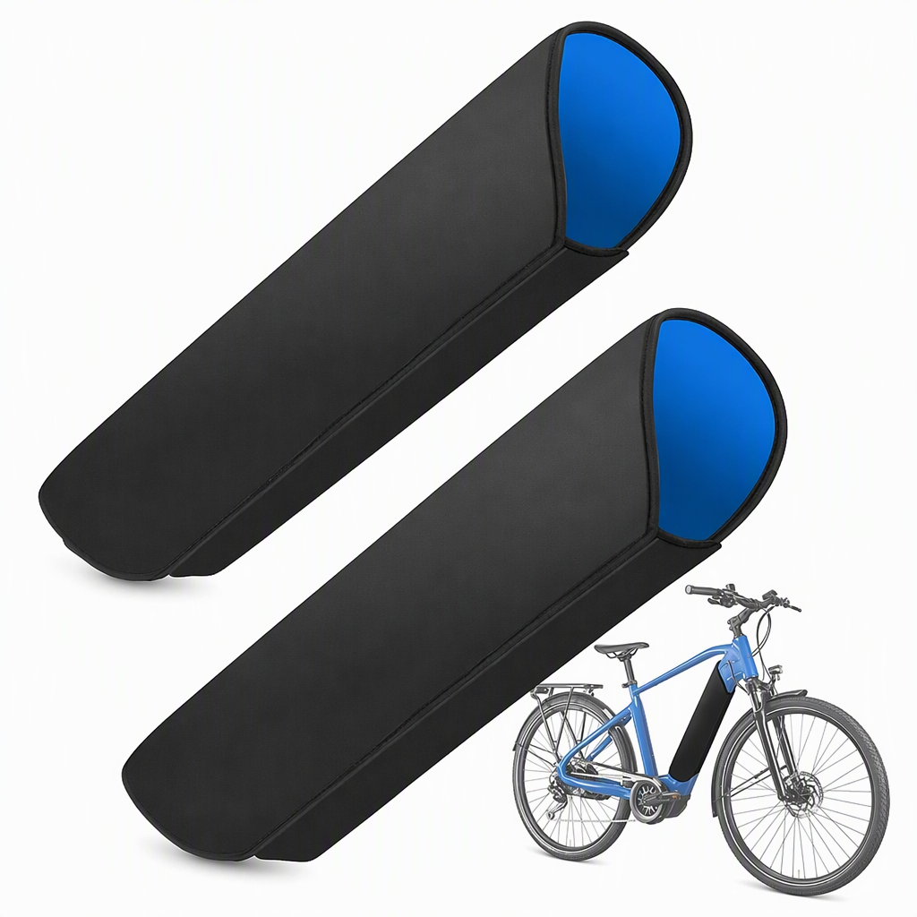 Abdeckung für Lithiumbatterie für E-Bike, wasserdicht, staubdicht und kältebeständig, Schutzhülle für E-Bike-Rahmen, Neopren