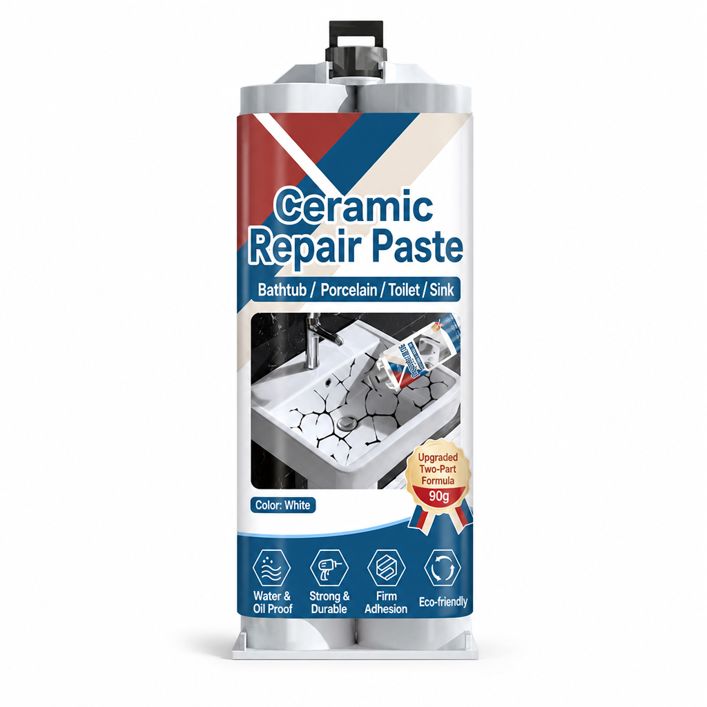 Schnelltrocknende Reparaturpaste für Fliesen und Keramik