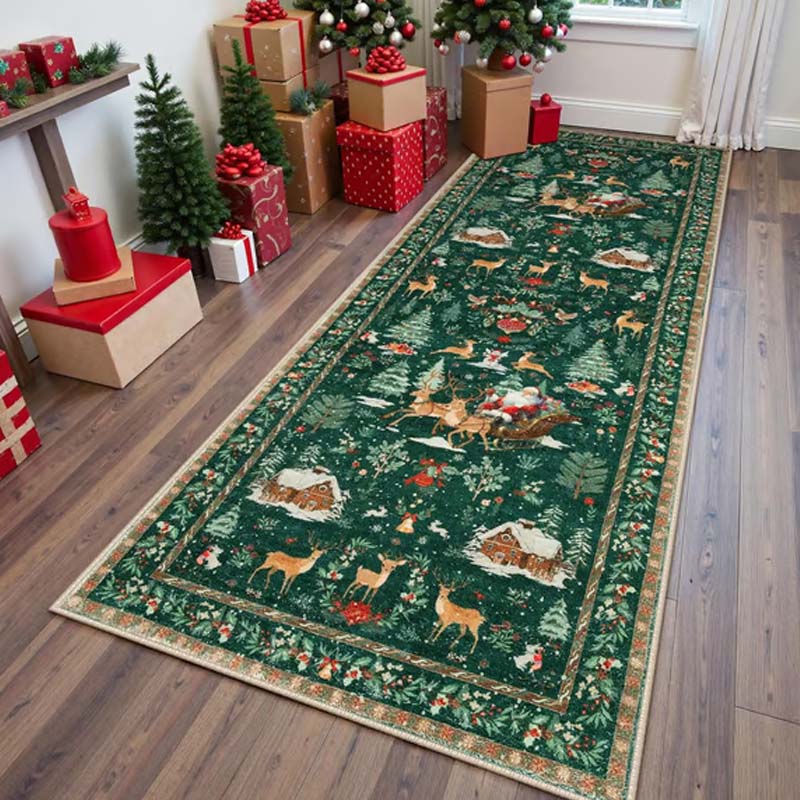 Weiche rutschfeste Weihnachtsmatte für Zuhause