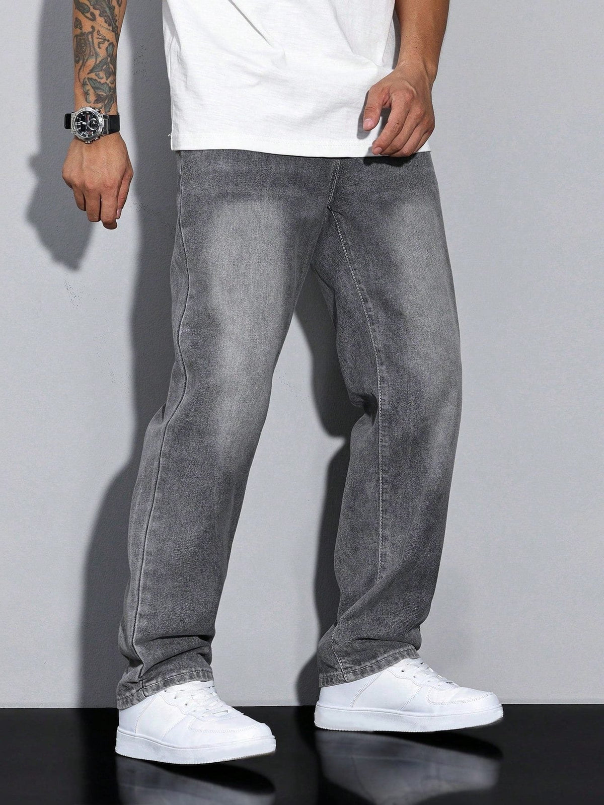 Herren Jeans Gerades Bein – Straight Fit Denim Hose