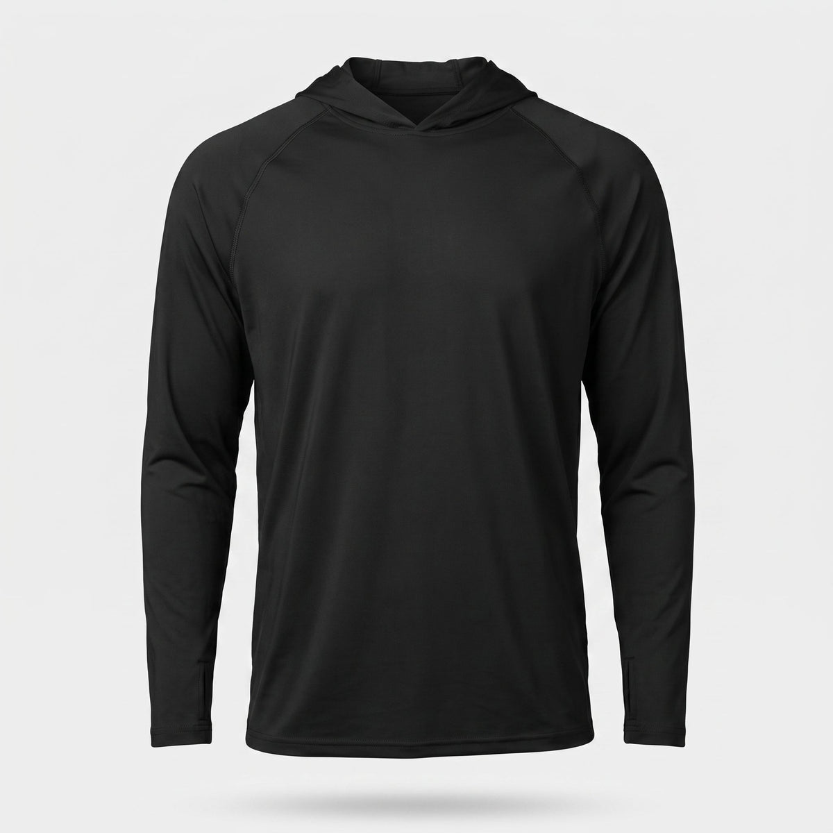Herren UPF 50+ Sonnen-Hoodie – Leichtes Schnelltrocknendes Wander- & Angel-UV-Oberteil mit Daumenschlaufen