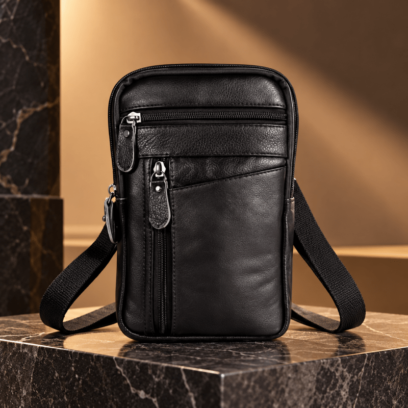 Camden Leder Crossbody Tasche