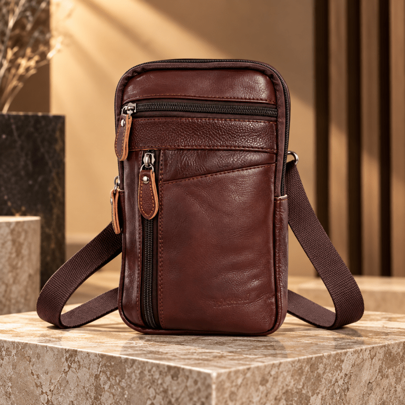 Camden Leder Crossbody Tasche