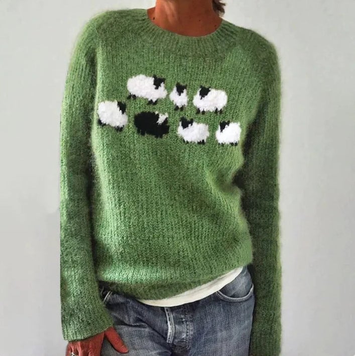 Ebba Schaf-Pullover