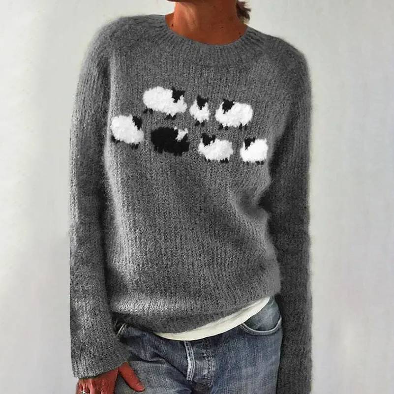 Ebba Schaf-Pullover