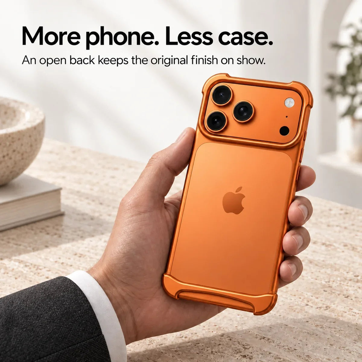 Schlanke Aluminium-iPhone-Bumper-Hülle – Stoßfeste Minimalistische Schutzhülle