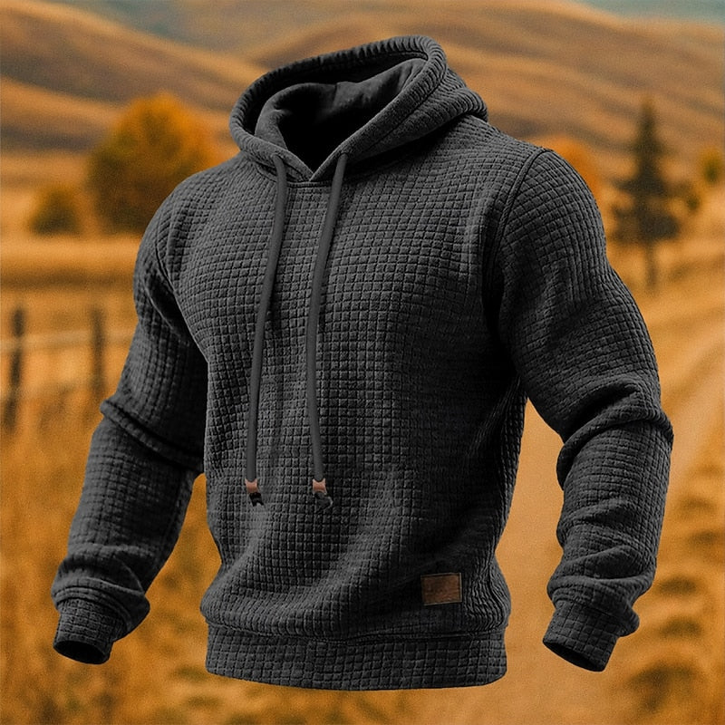 Beckett Strukturierter Pullover-Hoodie