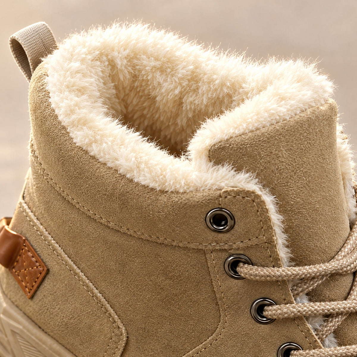 Herren Schnür-High-Top-Stiefel