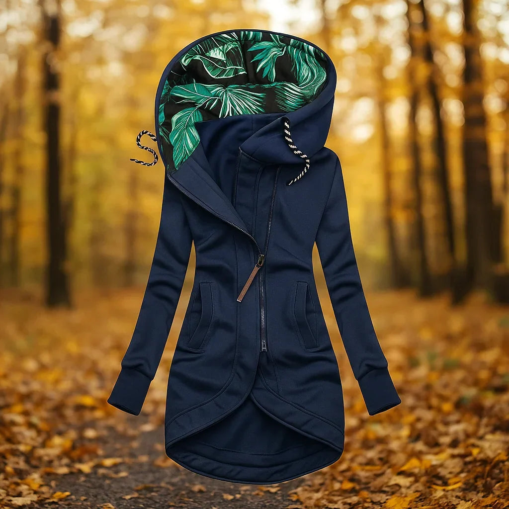 Ingrid - Kapuzen-Longline-Jacke