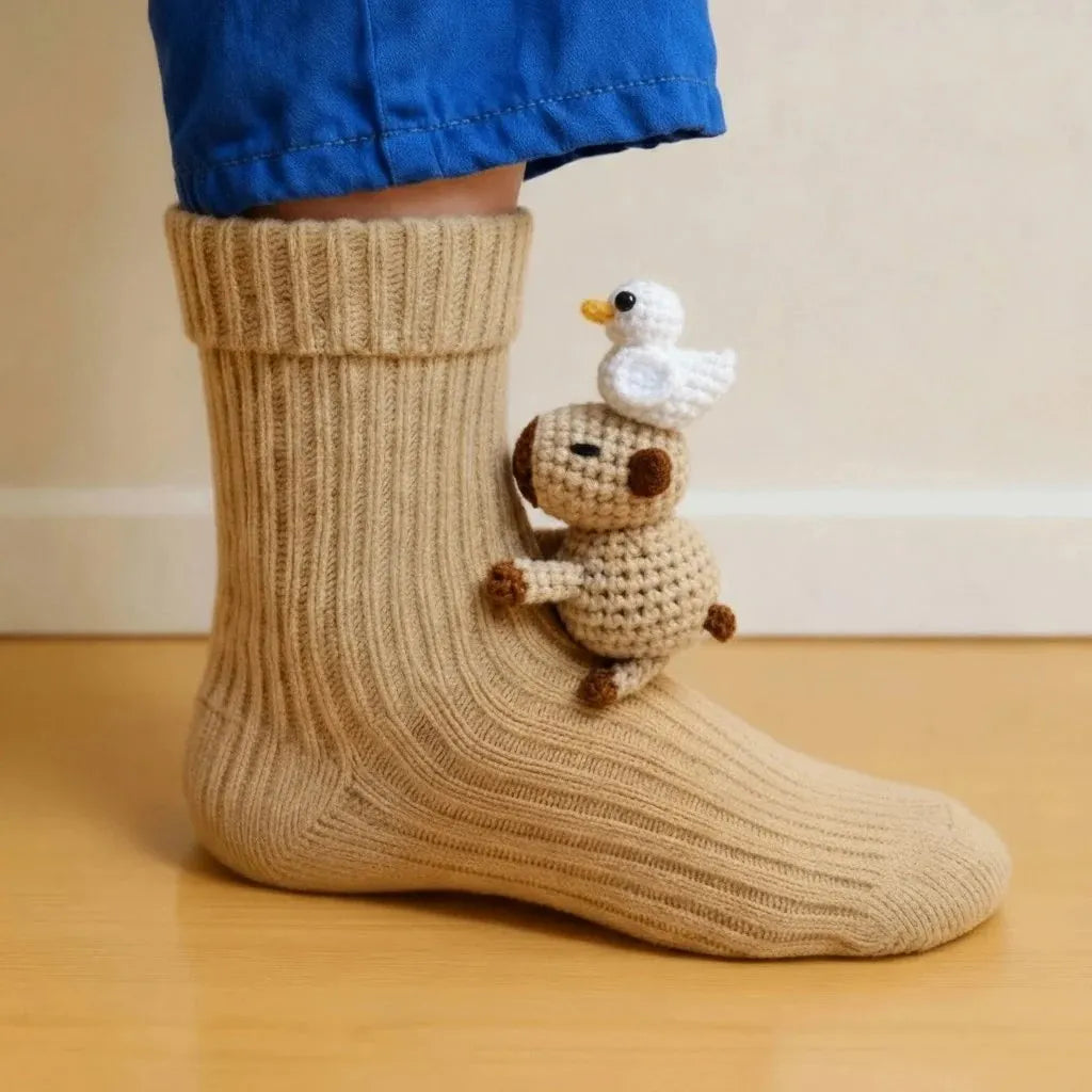 3D Tiersocken