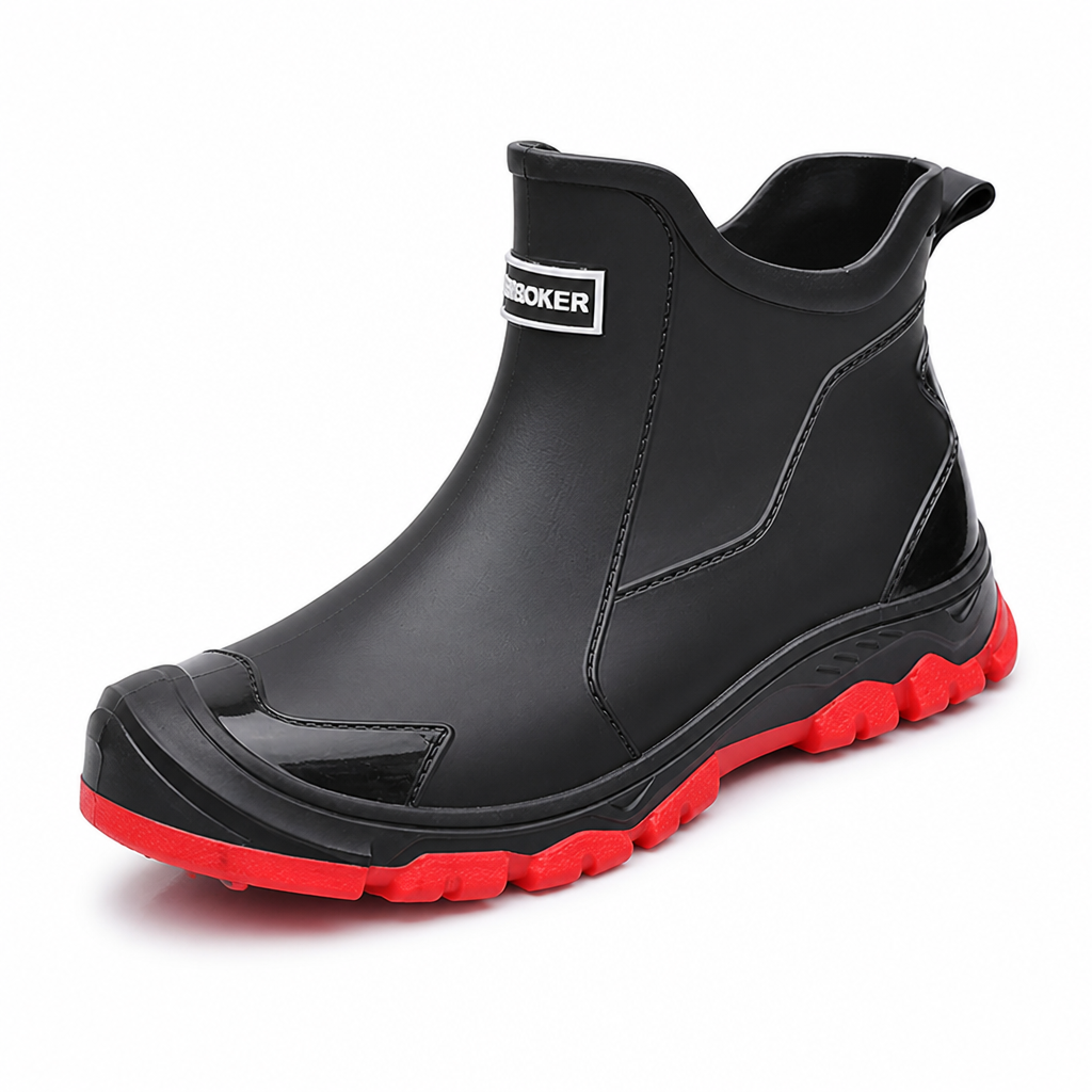 Wasserdichte Knöchelregenstiefel mit Profilsohle