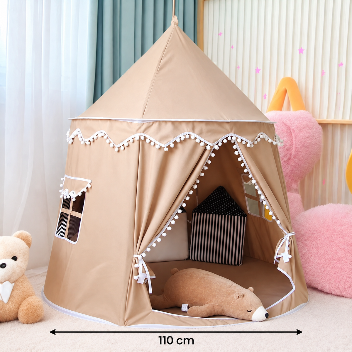 Gemütliches Kinder-Spielzelt – Ein charmantes Versteck zum Lesen & Spielen