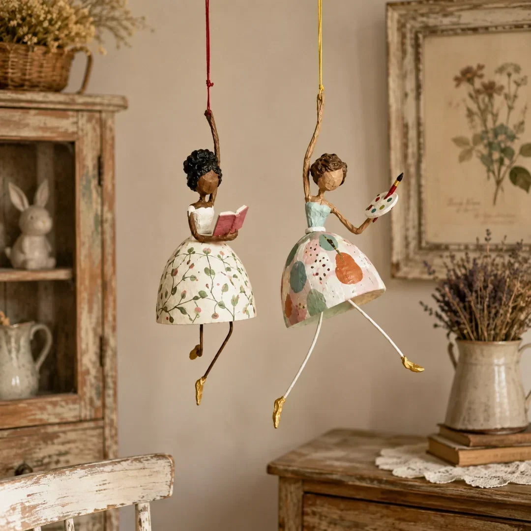 Whimsical Dancing Lady Hängeornament