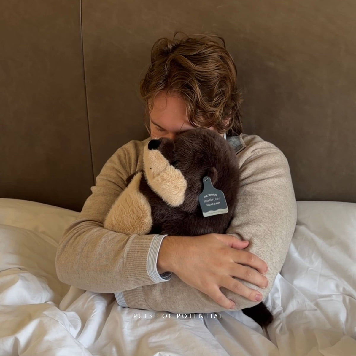 Otis der Otter beschwerte Kuschelfreund