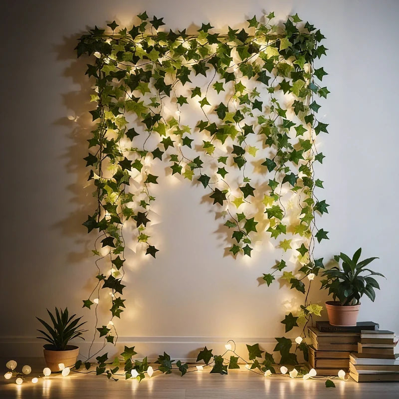 Botanische Girlanden-Lichterkette