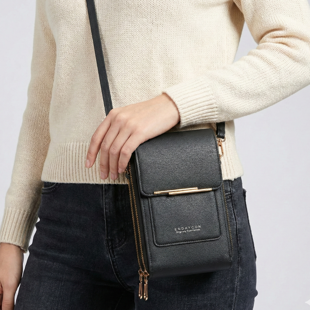 Camp Basel | Compact PU Schultertasche