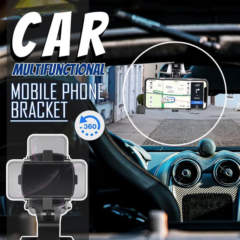 Multifunktionelle Telefonhalterung, 360° drehbar für das Auto