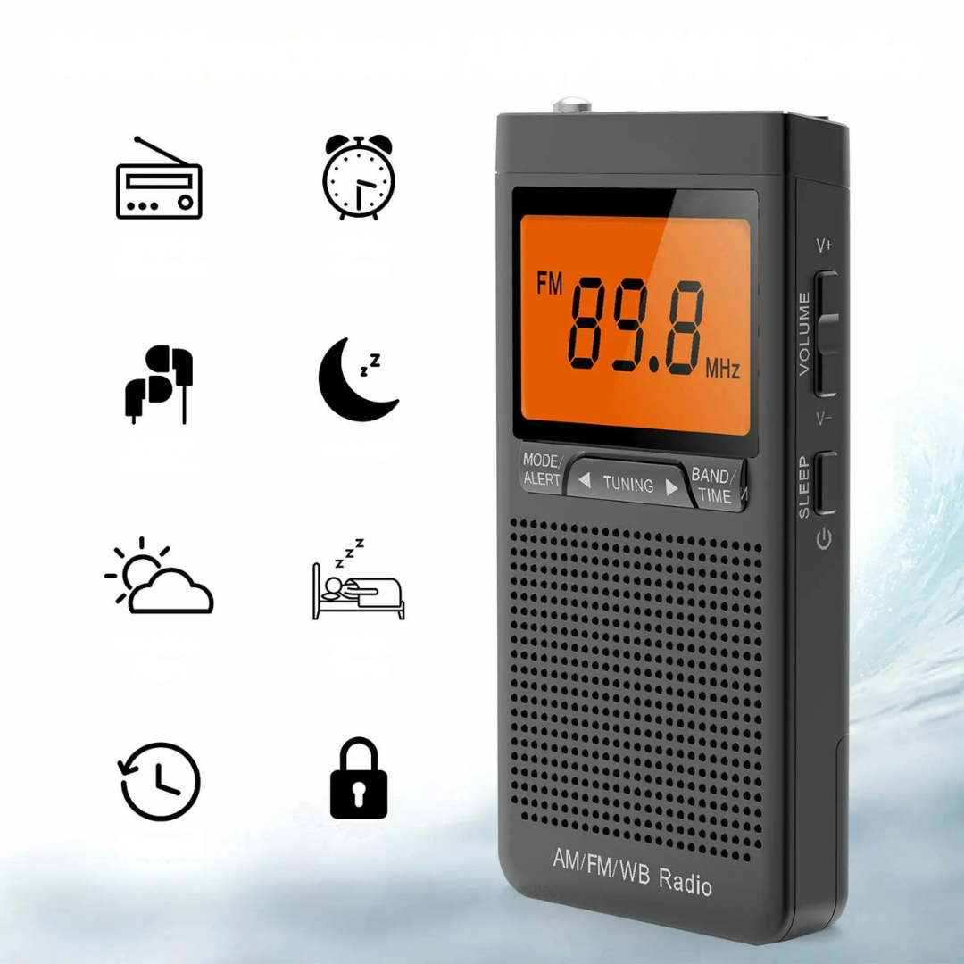 Camp Basel | StormPocket Tragbares Notfall-Wetter-Radio
