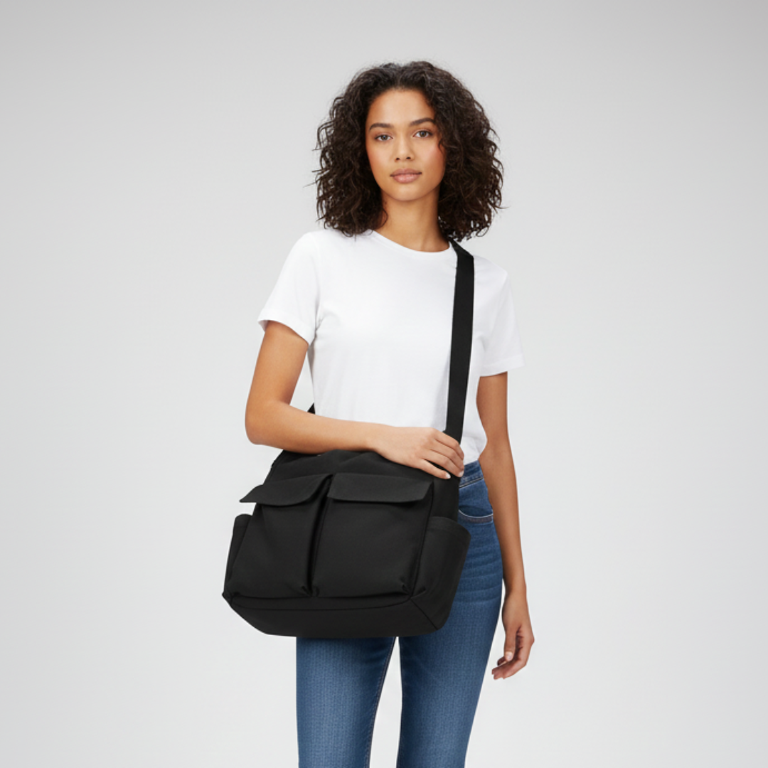 Camp Basel | Canvas-Schulter-Satchel-Tasche