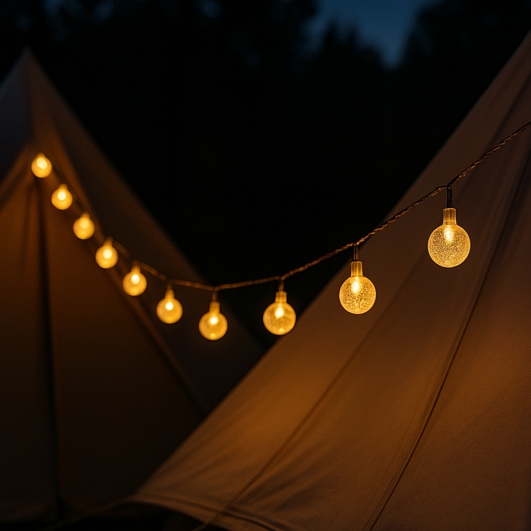 Camp Basel | DawnSpark Globe Lights
