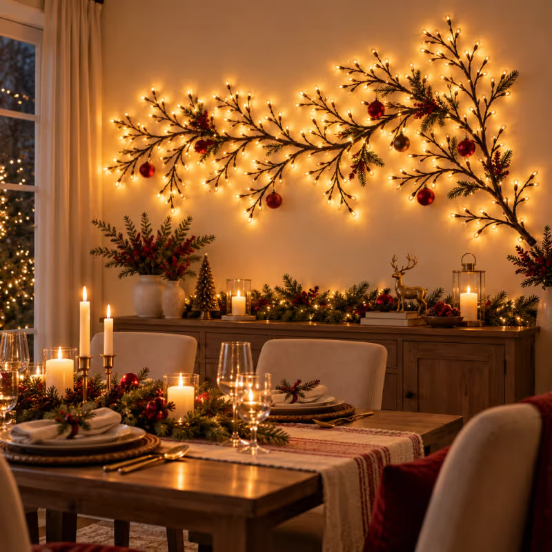 Elegante Lichtgirlande mit 8 Funktionen – Schöne und gemütliche Beleuchtung das ganze Jahr über