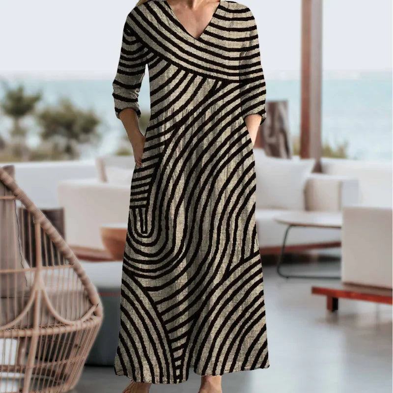 Vintage Gestreiftes Kleid