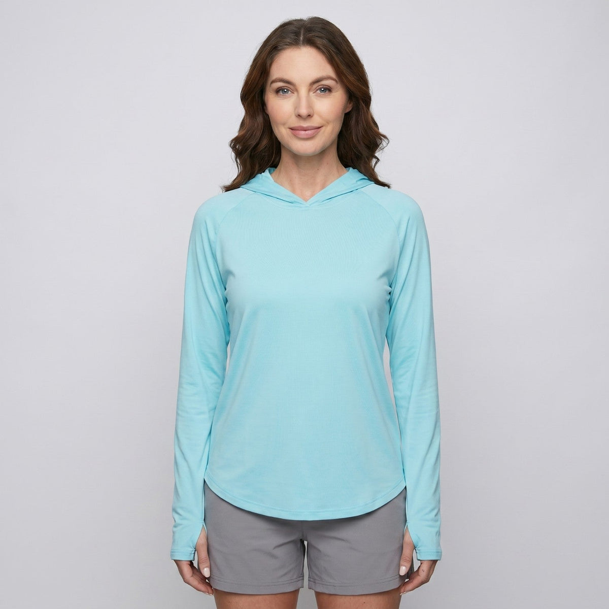Damen-Sonnenschutz-Hoodie – UPF 50+ Leichtes Kapuzen-UV-Schutz-Oberteil