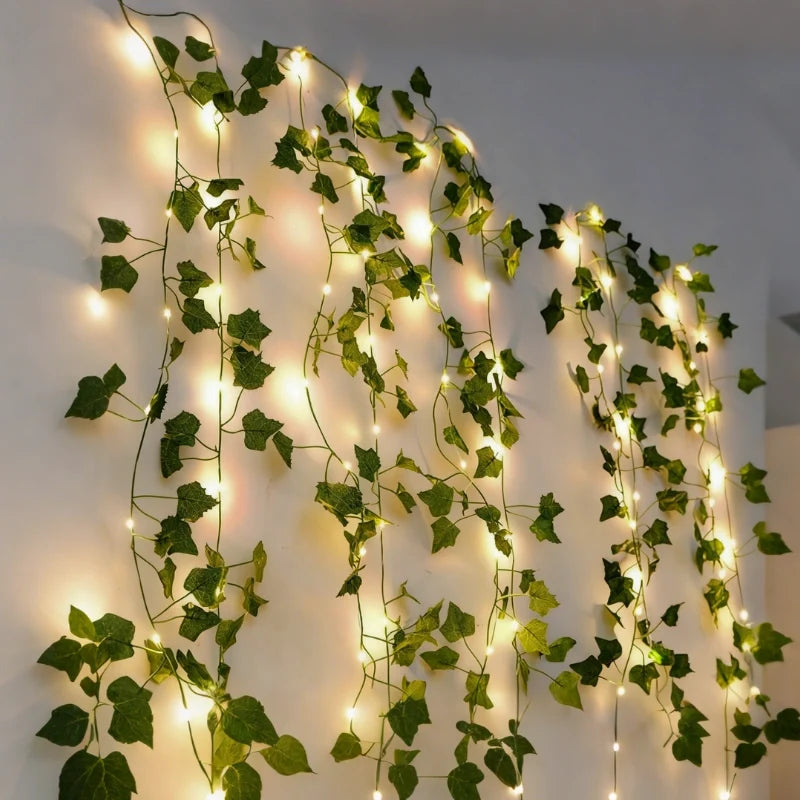 Botanische Girlanden-Lichterkette