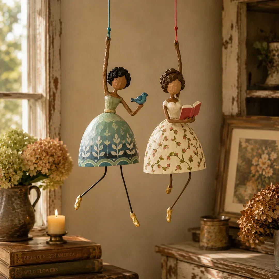 Whimsical Dancing Lady Hängeornament