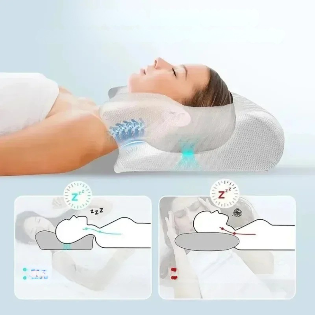 Camp Basel | CerviCloud Ergonomisches Nackenstützkissen mit Memory Foam